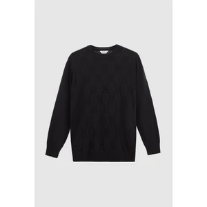 D'S Damat Ds Damat Regular Fit Siyah Kazak 3HC060192001M