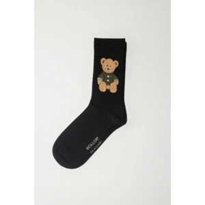 Katia & Bony Teddy Desenli Soket Çorap Siyah