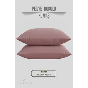 Premium Softtouch™ | 2’li Penye Yastık Kılıfı Seti | %100 Pamuk | 50X70 cm | Fermuarlı | Jersey Kumaş