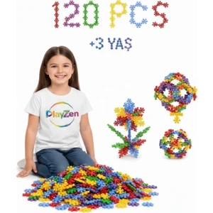 Master Molecules Eğitici Yaratıcı Molekül Stem Eğitimi Uyumlu 5 Renk 120 Parça Eğitici Oyuncak