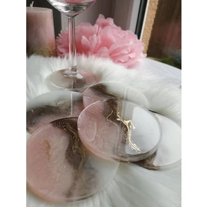 Karelim Home Bardak Altlığı 1adet 10 x 10 Epoksi Özel Tasarım