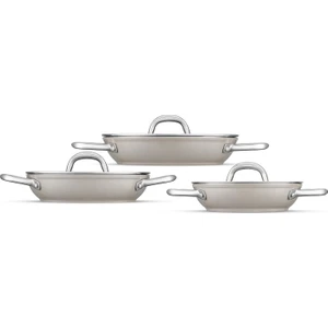 Swiss Crystal Bej 6 Parça Sahan Seti