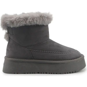 Pulına 5pr Grı Kadın Kar Botu