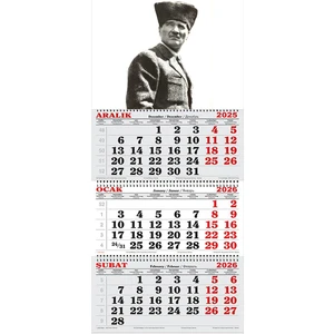 GENC DIJITAL BASKI 2026 Yılı Gemici Takvimi ---Atatürk Kalpaklı Komutan