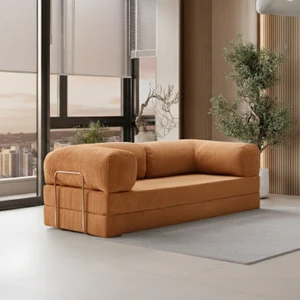 90X180 Kanepe: Yıkanabilir Fitilli Kadife Kumaş 50 Dns Bondex Sünger Koltuk Çok Amaçlı Aktivite Relax Koltuk