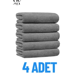 M.Y. Taso Mikrofiber Havlu Seti 4 Adet | 40×40 | Tüy Bırakmaz – Süper Emici