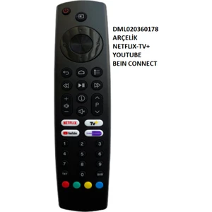 Beko Netflix Tuşlu Androıd LCD Tv Kumandası