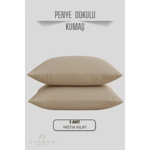 Premium Softtouch™ | 2’li Penye Yastık Kılıfı Seti | %100 Pamuk | 50X70 cm | Fermuarlı | Jersey Kumaş