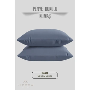 Premium Softtouch™ | 2’li Penye Yastık Kılıfı Seti | %100 Pamuk | 50X70 cm | Fermuarlı | Jersey Kumaş