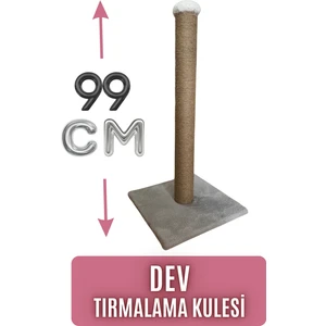 Tırminatör - Dev Kedi Tırmalama Kulesi (99 Cm)