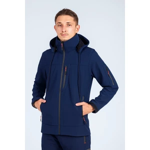 Suya Dayanıklı Slim Fit Softshell Kapüşonlu Erkek Mont