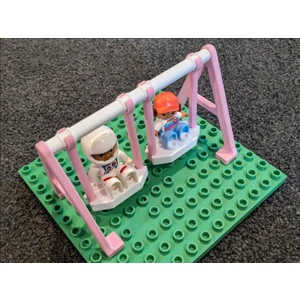 Studyo Tridi Yapı Blok Uyumlu Salıncak | 3D Yazıcı Üretimi |Salıncak 2 Oturaklı