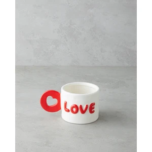 English Home Love More Stoneware Kupa 400 ml Pembe