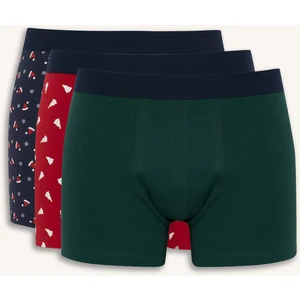 Regular Fit 3'lü Boxer E0045AX25WN