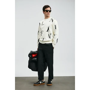 Erkek Tıffany Sweatshirt 112030184 Kırık Beyaz