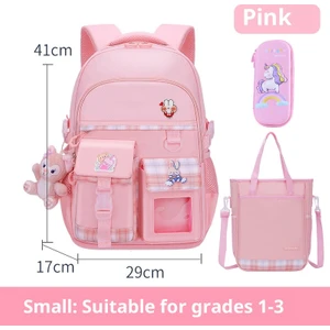 Umua Store Yeni Okul Çantası Kız Ilkokul Kız Süper Hafif Büyük Kapasiteli Çocuk Okul Çantası (Yurt Dışından)