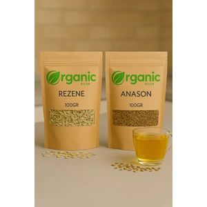 Organic Kiler Rezene Anason Çayı 100gr, İkili Avantajlı Set Doğal & Taze Mahsül