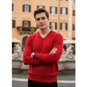 Erkek V Yaka Kaşmir Light Regular Fit Triko Kazak