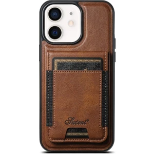 iPhone 11 Kılıf H17 2-1 Manyetik Mıknatıs Kartlıklı Kapak