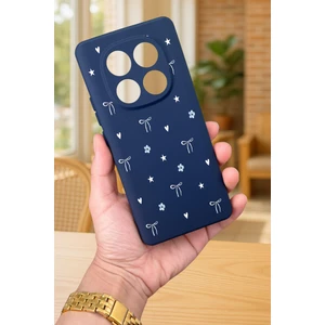 Vip Case Xiaomi Redmi Note 14 Pro 5g Mini Fiyonk Desenli Silikon Darbe Emici Klasik Korumalı Rubber Kılıf