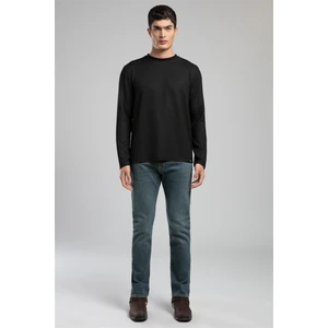 Lee Cooper Wayne Erkek O Yaka Sweatshirt Siyah