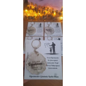 Öğretmenler Günü Hediyelik Anahtar  Öğretmene Hediye