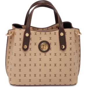 Bej Print Kadın Omuz Çantası - S1WPR0000806-T2E