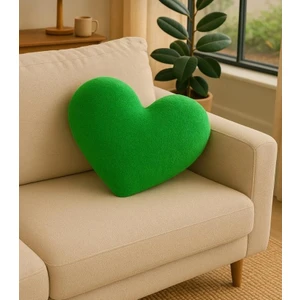 Aden Tekstil Teddy Iç Dolgulu Kalp Yastık, Kalp Yastık