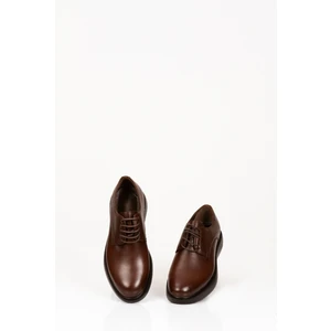 Sevim Ayakkabı %100 Deri Kahverengi Erkek Klasik Ayakkab?, ??k Damat Ayakkab?s?, Ba?c?kl? Deri Erkek Kundura