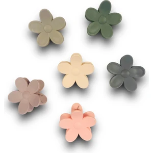 Papatya Model 6 Adet 6 cm Büyük Boy Mandal Toka