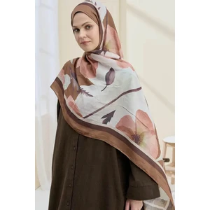 Gelincik Desen Bambu Şal