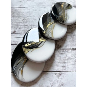 Karelim Home Bardak Altlığı 1adet  10 x 10 Epoksi Özel Tasarım