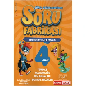 Kırmızı Beyaz Yayınlar 4.Sınıf Süreç Değerlendirme Soru Fabrikası