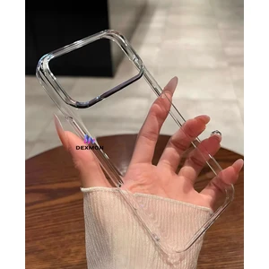 iPhone 17 Pro Max Uyumlu Kılıf Sararmaz Sert Şeffaf Pc Ultra Ince Kamera Koruma Çıkıntılı