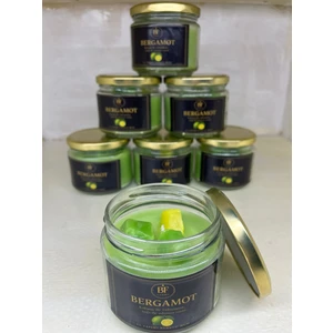 Bf Candle Bergamot Kokulu Mum – Cam Kavanozda Uzun Ömürlü, Dekoratif ve Ferah Koku