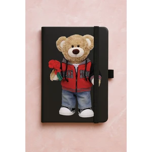 Promosyon Tarihsiz Premium Termo Defter Desenli 192 Yaprak - Peluş Teddy