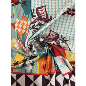 45X100CM Dance Blue Fular Eşarp