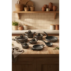 Anita  13 Parça Tencere Seti Gri