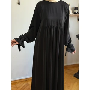Kol Bağlamalı Oversize Elbise 1001