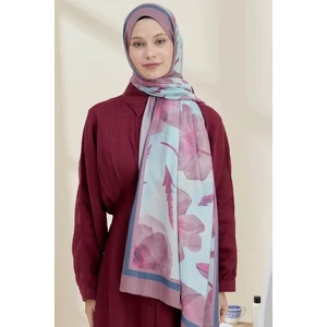 Gelincik Desen Bambu Şal