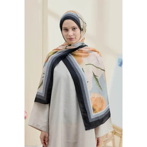 Gelincik Desen Bambu Şal