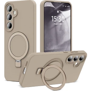 Nezih Case Samsung Galaxy A17 Uyumlu Içi Kadife Stand Olabilen Halka Yüzüklü Kılıf