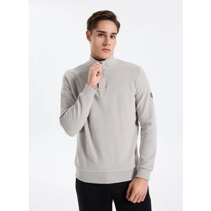 Lee Cooper Dik Yaka Bej Erkek Sweatshırt 261 Lcm 241068 Luke Bej