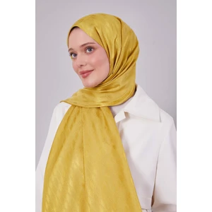 Lime Örgü Desen Jakar Şal