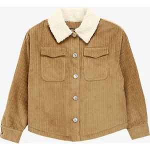 Caterpillar Deve Tüyü Kız Çocuk Basic Ceket C3WG-MNT02