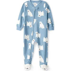 Erkek Bebek Yeşil Polar Tulum