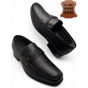 Magic Shoes Erkek Iç Dış Hakiki Deri Ultra Rahat Ortopedik Tabanlı Hafif Mevsimlik Siyah Günlük Klasik Ayakkabı