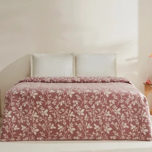 Karaca Home Cinta Çift Kişilik Akrilik Battaniye Mürdüm