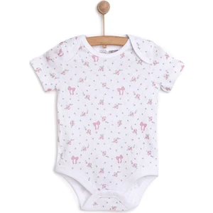 Hellobaby Jakarlı Kısa Kol Body