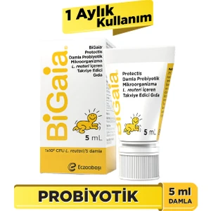 BiGaia Probiyotik Damla 5 mL - 1 Aylık Kullanım - Sindirim Sistemi&Bağışıklık&Bağırsak Desteği